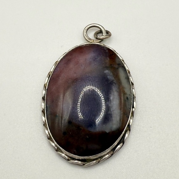 Stone Sterling Pendant - Picture 1 of 4